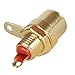PARTS EXPRESS Gold RCA Jack Solder Type with Nut Pair