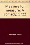 Measure for measure : a comedy, 1722