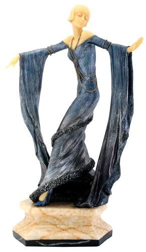 Art Deco - Viola Statue Sculpture - Magnificent !!