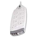 Belkin SurgeMaster Maximum Surge Spoiler 8 Way 75000 Max. Amps 4m Ref F9M820uk4M