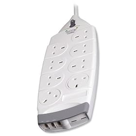 BELKIN SURGEMASTER 8 SOCKETS 4M