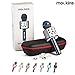 mockins Wireless Bluetooth Karaoke Microphone with Built in Bluetooth Speaker All-in-One Karaoke Machine | Compatible with Android & iOS iPhone - Navy Color