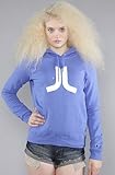 WeSC The Icon Hoody in Mediterranean Blue hood ,Sweatshirts for Women