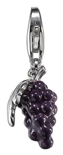 Esprit Damen-Charms grapes 925 Sterlingsilber lila Lack ESCH90926A000 Preisvergleich