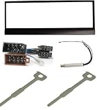 SKODA FABIA CAR STEREO/RADIO FITTING KIT FASCIA/FACIA AERIAL ADAPTOR ISO LEAD & REMOVAL KEYS