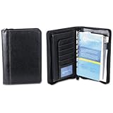 FranklinCovey 766815 Ring Bound Binder Organizer Set, Zip-Around Closure, 10 1/4 X 7 1/4, Black, 2016