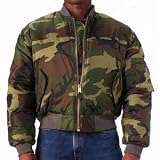 MA-1 Flight Jacket - Woodland Camo MA1