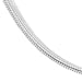 Italian Solid Sterling Silver Snake Chain, 1.2 mm in Width, Thick and Luxurious