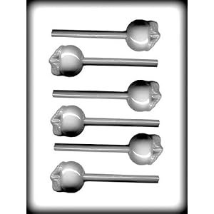 1 1 2 apple sucker Hard Candy Mold: 1 Count by CKP