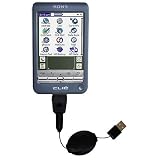 Review Gomadic  / Retractable USB Data Cable w/ Tip Exchange for the Sony Clie T625C - Power Hot Sync and Charge - Gomadic Brand