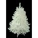 4.5' Shimmering White Iridescent Artificial Christmas Tree - Unlit