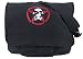 Black Vintage Paratrooper Bag Skull in Red Star