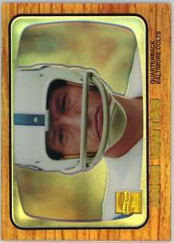 Johnny Unitas Indianapolis Colts 2000 Topps Chrome Unitas Reprints Refractors #R10 Football Card