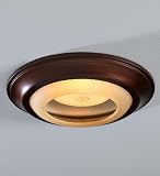 Simple Decorative Recessed Light Cap Ring, in White