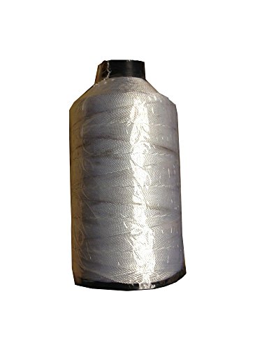 dirty WHITE Bonded Nylon Sewing Thread Size T270 #277 800 Yard for Outdoor, Leather, Bag, Shoes, Canvas, Upholstery
