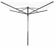 Brabantia 310942 W�schespinne Lift-O-Matic, 45 mm Rohr mit Bodenanker, 50 m Leine