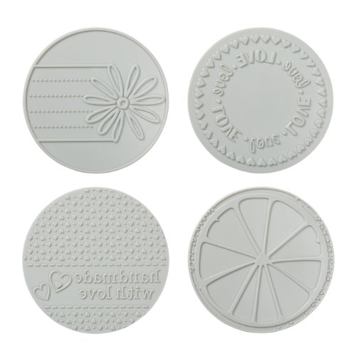 Fiskars 100860-1001 Circle Design Plate Expansion Pack, Medium, 4-Pack