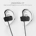 Bluetooth Headphones Roman Wireless In-Ear Earphones IPX4 Swaetproof Running Earbuds with Mic(10 Hours Play Time, Bluetooth 4.1, CVC 6.0 Noise Cancelling)