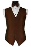 Tuxedo Vest - Venetian Collection Cinnamon with Coordinating Bowtie