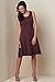 Fair Indigo Pleated Front Fair Trade Organic Dress
