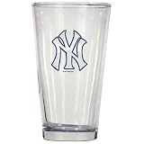 New York Yankees 3D Logo Pint Glass