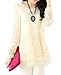 Women's Long Sleeve Slim Fit Floral Lace Organza Blouse