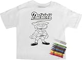 New England Patriots Toddler MagiCrayon Coloring Tee Shirt Set