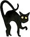 Spooky Black Cat Costume Purse