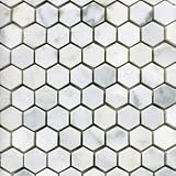 CARRERA MARBLE 1" HEXAGON POLISHED MOSAIC