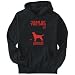 Hoodie Mens Black " Year of the dog - Labrador Retriever " Dogs