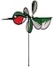 In the Breeze 2811 — Baby Hummingbird Ground Spinner — Small Wind Spinner for Gardens, Planters, Flower Pots, Yards