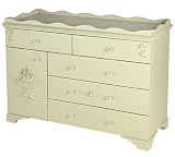 changing table dresser - -urn with floral swag & corner scrolls by sweet beginnings