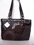 Coach Patchwork Gallery Shopper East West E/W Bag Purse Tote 15466 Brown Multi