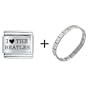 I Love The Beatles Italian Charm