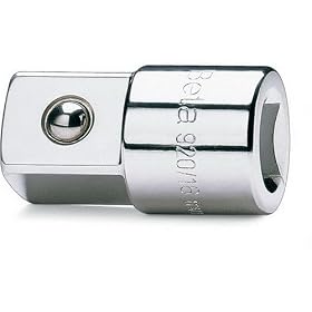 Beta 920/16 1/2" Female and 3/4" Male Drive Adaptor Socket, with Chrome Plated