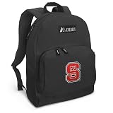 NC State Backpack Black NC State Wolfpack for Travel or School Bags - BEST QUALITY Unique Gifts For Boys, Girls, Adults, College Students, Men or Ladies