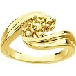 14K Yellow Gold Mother's Ring - 4 Gemstone -- YOU CHOOSE THE COLORS!
