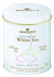 Bentley's Earl White Tea, 50 Count Tins (Pack of 2)