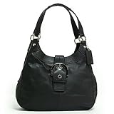 「(コーチ)COACH ショルダー・トートバッグ [ソーホー レザー ホーボー] F17219 SV/BK ブラック 並行輸入品」の画像
