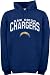 San Diego Chargers Adult Blue NFL Hooded Sweatshirt By Reebok (XL=48)