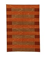 Design Community By Loomier Alfombra Nepal 80K (Rojo/Marrón)