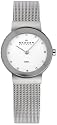 Skagen Women's Silver Dial Mesh Bracelet Watch #358SSSD
