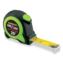 Komelon SL2825 Self Lock 25-Foot Inch/Engineer Scale Power Tape