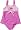 Playshoes Mädchen Badeanzug, gestreift 460105 Badeanzug mit Rock Krebs von Playshoes mit UV-Schutz nach Standard 801 und Oeko-Tex Standard 100