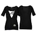Southpole Women's Deep V-Neck 2-Fer Tee