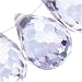 Cubic Zirconia CZ Briolettes Teardrop 5 x 7mm Alexandrite Purple (6 Beads)