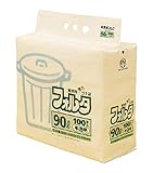 サニパック F-9H環優包装フォルタ90L白半透明 F9HHCL