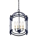 World Imports Lighting 61406-42 Hastings 4-Light Foyer Lantern, Rust