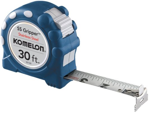 Best Price Komelon SS130SS Gripper 30-Foot Stainless Steel Measuring Tape