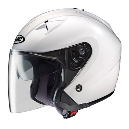 HJC Solid Men's IS-33 Cruiser Motorcycle Helmet - White / X-Large